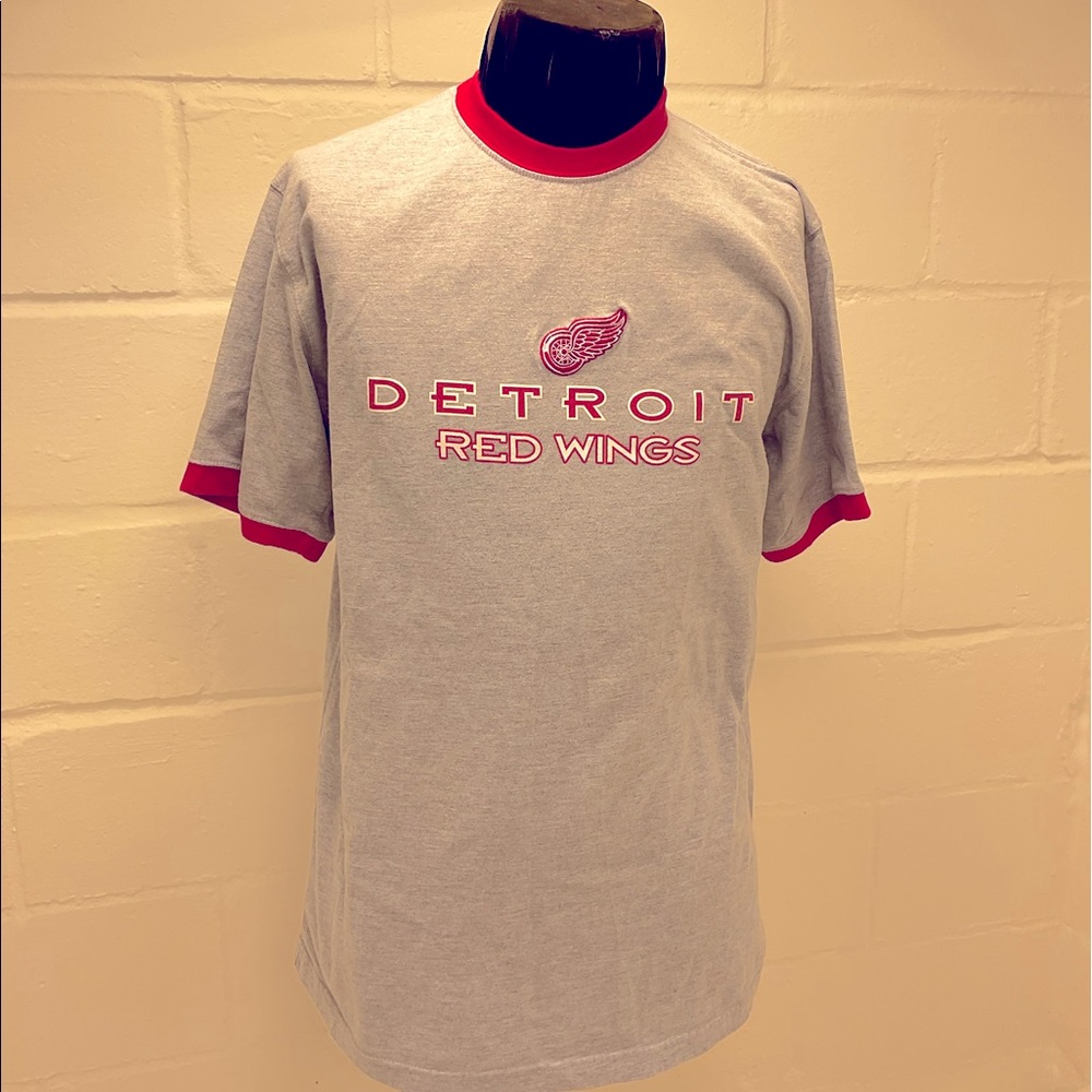 Gray NHL Detroit redwings size L
